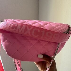 Steve Madden Pink Quilted Crossbody Bag
